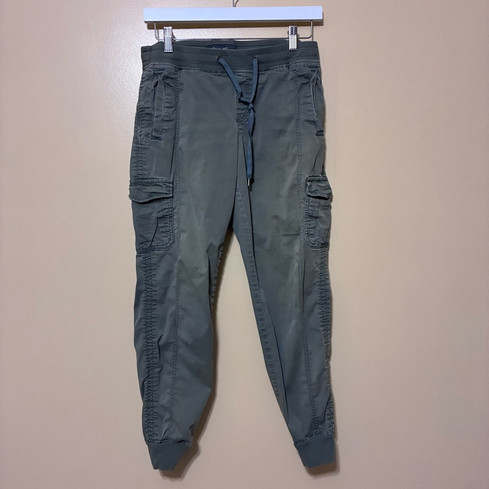 Eddie Bauer Sonoma Breeze Jogger Cargo Pants Women 6 Green